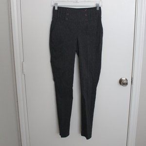 HAVE & HAVE GREY HIGH WAISTED SKINNY PANTS SIZE S